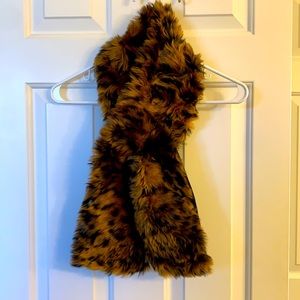 Faux fur scarf